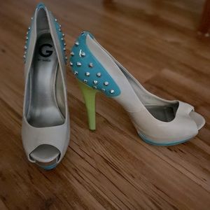 G by a Guess 6” heel